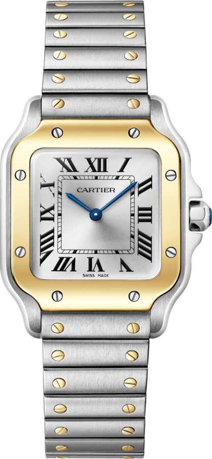 RELOJ SANTOS GRANDE DOBLE HUSO HORARIO