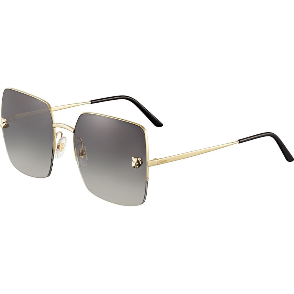 ESW00342 GAFAS DE SOL PANTHÈRE DE CARTIER Metal acabado dorado